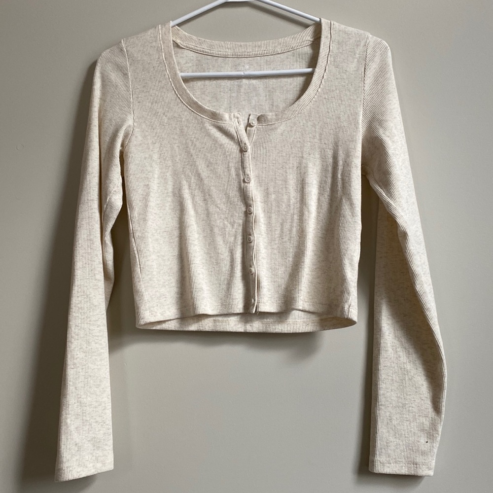 Aerie cropped long sleeve